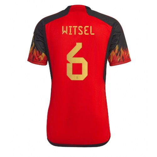 Belgien Axel Witsel #6 Hjemmebanetrøje VM 2022 Kort ærmer
